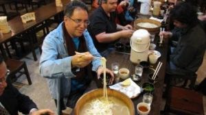 Comiendo Udon en Shikoku