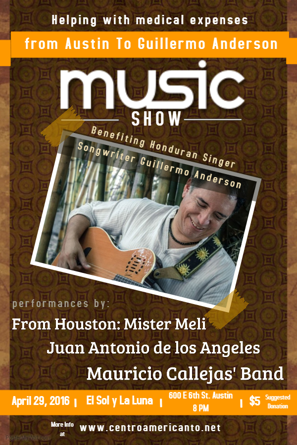 Poster Austin para Guillermo Anderson